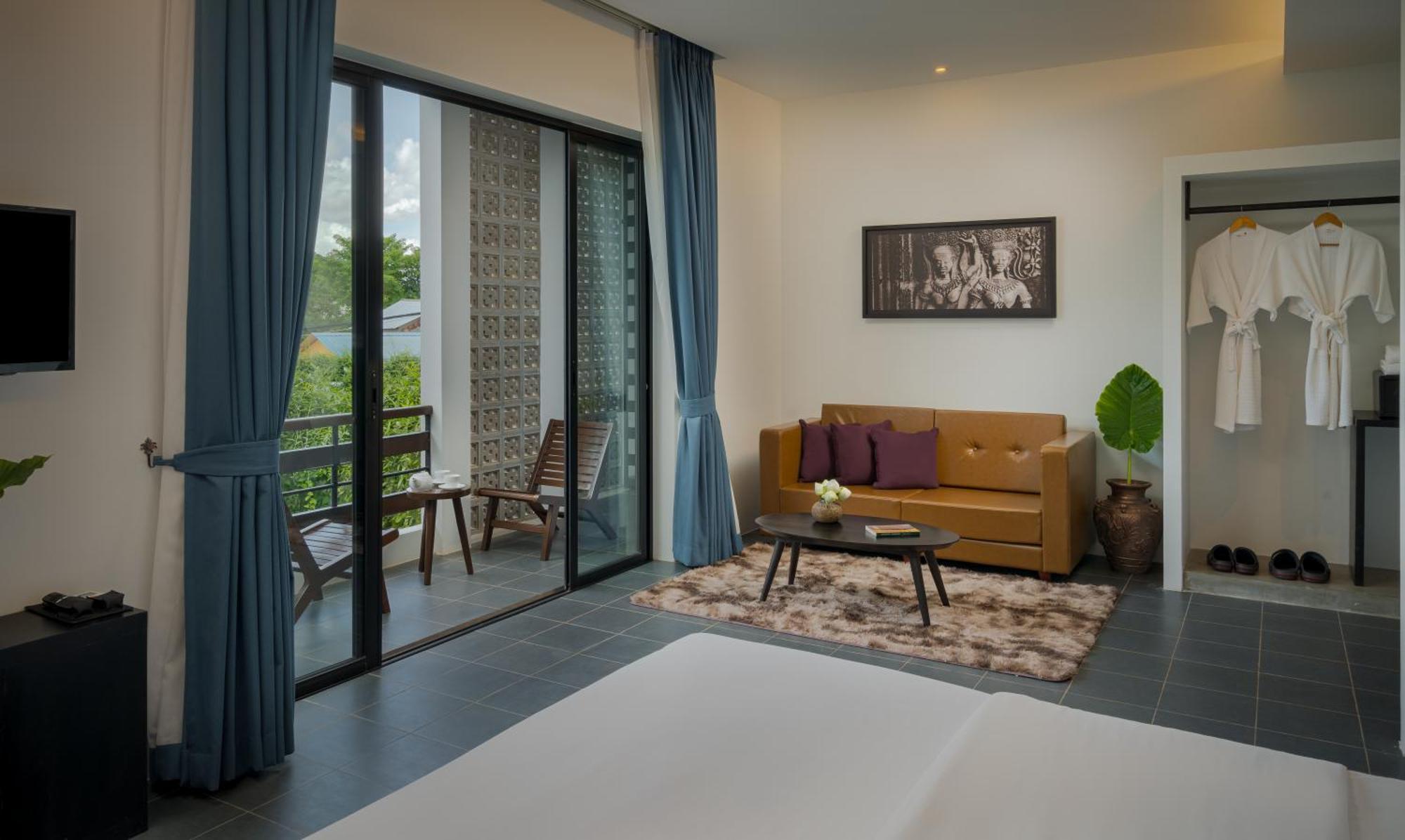 Eightfold Urban Resort Siem Reap Rum bild Deluxe Room